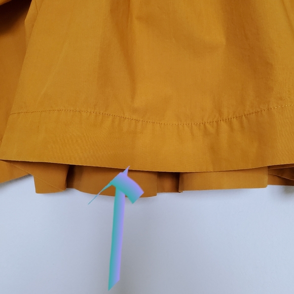 Madewell Square-Neck Wide Sleeves Top in Mustard - Picture 12 of 12